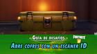 Desaf�o Fortnite: Abre cofres cerrados por un esc�ner de ID - SOLUCI�N