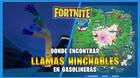 Fortnite: d�nde encontrar llamas bailarinas hinchables en gasolineras