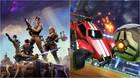 Fortnite Rocket League paVos y créditos cajas de botín llamas
