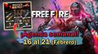 FREE FIRE | Agenda semanal del 16 al 21 de febrero: Todas las novedades de la tienda
