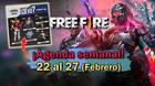 FREE FIRE | Agenda semanal del 22 al 27 de febrero: Todas las novedades de la tienda