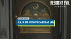 Caja de rompecabezas (II) y soluci�n en Resident Evil Requiem