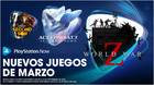 Juegos de PS Now en marzo del 2021 para PS4 y PS5