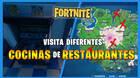 Fortnite - D�nde encontrar cocinas de restaurantes