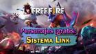 Free Fire: C�mo conseguir personajes gratis con sistema Link