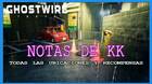 Ghostwikre: Tokyo, TODAS las Notas de KK y ubicación
