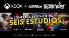 Seis estudios apoyan a Microsoft en su acuerdo con Activision Blizzard