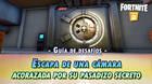 Desaf�o Fortnite: Escapa de una c�mara por un Pasadizo secreto - SOLUCI�N