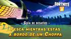 Desaf�o Fortnite: Pesca un pez a bordo de un Choppa - SOLUCI�N
