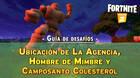 Fortnite: Visita La Agencia, Hombre de mimbre y Camposanto Colesterol - LOCALIZACI�N
