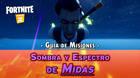 Desaf�o Fortnite: Misiones de Sombra y Espectro de Midas - SOLUCI�N