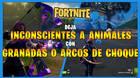 Fortnite: cómo dejar inconscientes a animales con granadas o arcos de choque