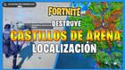 Fortnite: destruye castillos de arena especiales - LOCALIZACI�N