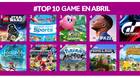 Juegos más vendidos en GAME en abril