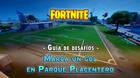 Desaf�o Fortnite: Marca un gol en el campo de f�tbol de Parque Placentero - SOLUCI�N