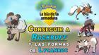 Conseguir a Rockruff y las formas de Lycanroc en La Isla de la Armadura