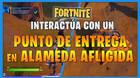 Fortnite: punto de entrega en Alameda Afligida - LOCALIZACI�N