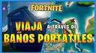 Fortnite: viaja a trav�s de ba�os port�tiles - LOCALIZACI�N