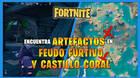 Fortnite: Saquea un artefacto de Feudo Furtivo y otro en Castillo Coral