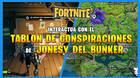 Fortnite T7: tabl�n de Jonesy del b�nker - LOCALIZACI�N