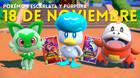 Pokémon Escarlata y Púrpura llegarán el 18 de noviembre a Switch.