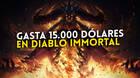 Un streamer destruye una gema de cinco estrellas de Diablo Immortal tras haber invertido más de 15.000 dólares en ella