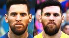 Comparan los rostros de la demo de eFootball PES 2020 con PES 2019