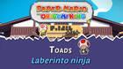 TODOS los Toads en Laberinto ninja de Paper Mario The Origami King