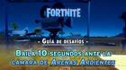 Desaf�o Fortnite: Baila en c�mara durante 10 segundos en Arenas Ardientes - SOLUCI�N