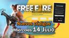 Free Fire: portada de códigos de recompensa