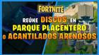 Fortnite: re�ne discos en Parque Placentero o Acantilados Arenosos