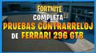 FORTNITE: c�mo encontrar y completar pruebas de contrarreloj de Ferrari 296 GTB