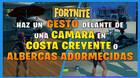 Fortnite: d�nde encontrar una c�mara en Costa Creyente o Albercas Adormecidas