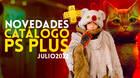 Novedades de julio de PS Plus.