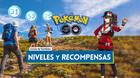 Pokémon GO: TODAS las recompensas por niveles y desbloqueables