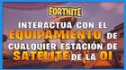 Fortnite: c�mo interactuar con equipamiento de una estaci�n de sat�lite
