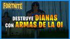 Fortnite: d�nde destruir dianas con armas de la OI