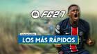 EA Sports FC 27: Los 20 jugadores más rápidos y veloces - Medias y valoración