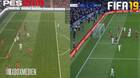 Comparan los gráficos de FIFA 19 y PES 2019