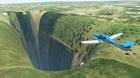 Un misterioso hoyo colosal aparece en Microsoft Flight Simulator.