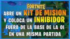 Fortnite: d�nde abrir un kit de misi�n y colocar un inhibidor