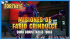 Fortnite T8: TODAS las misiones de Fabio Crindulce y cómo completarlas