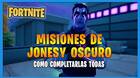 Fortnite T8: TODAS las misiones de Jonesy Oscuro y cómo completarlas