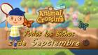 Animal Crossing New Horizons: Bichos disponibles en septiembre 2021