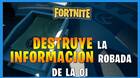 Fortnite: c�mo y d�nde destruir informaci�n de la OI