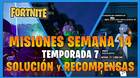 FORTNITE: misiones y desaf�os Semana 15, temporada 7 - Soluci�n y recompensas