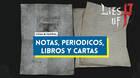 Notas, periódicos, libros y cartas en Lies of P - Localización