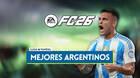 EA Sports FC 26: Los 20 mejores jugadores argentinos - Medias y valoracin