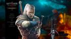 Geralt y menú de TW3 Remastered