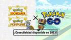 Pokémon GO conectividad con Pokémon Escarlata y Púrpura en 2023 y presentación de Gimmighoul